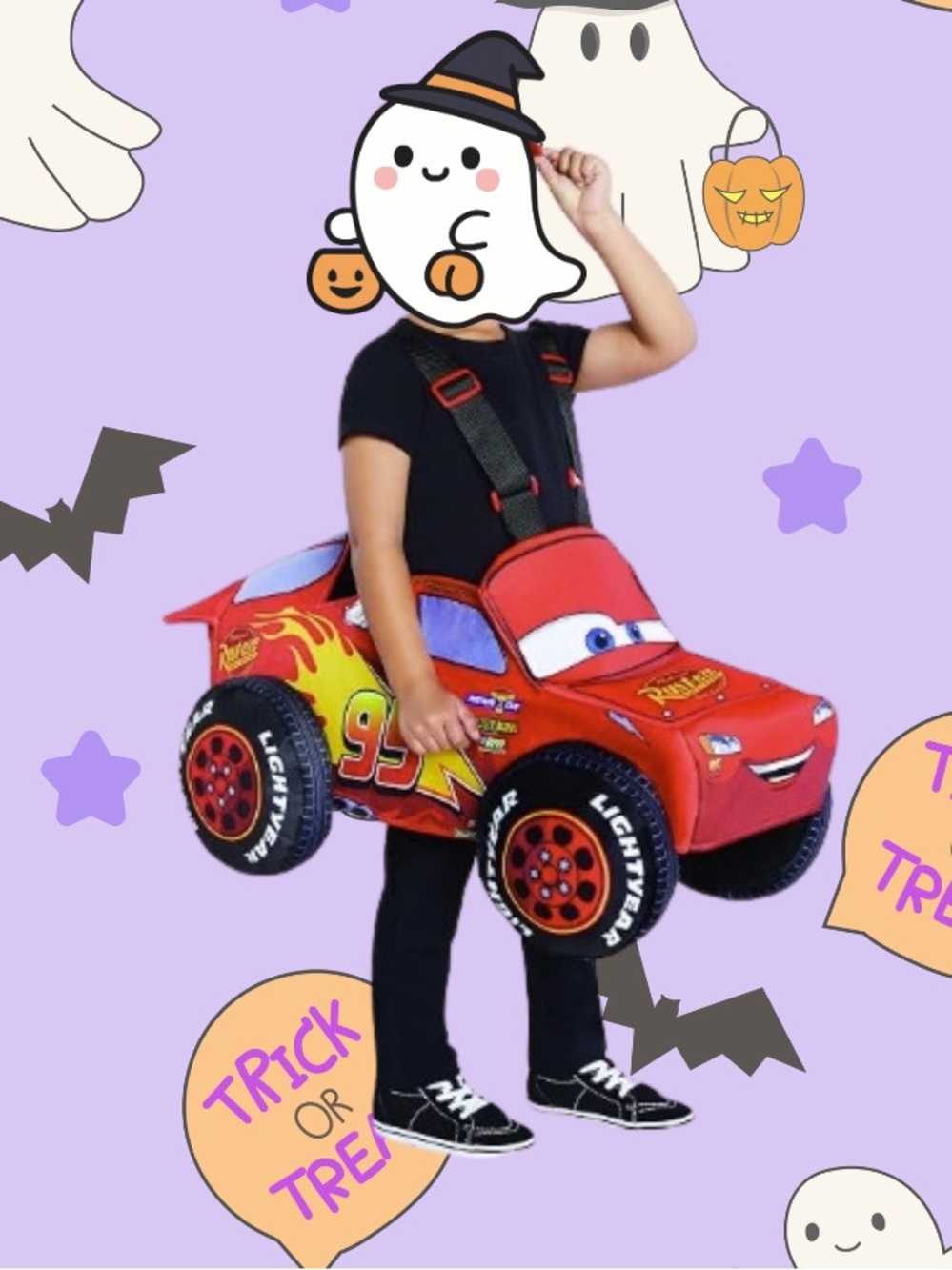 Cars Lightning McQueen Red Ride-On Costume